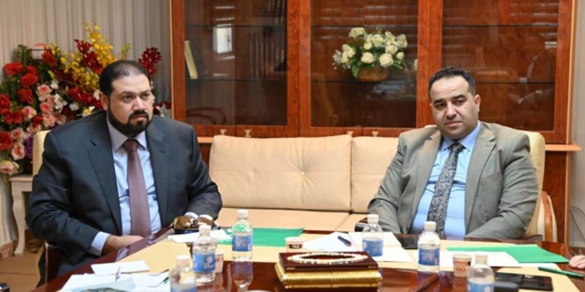 ناقشنا مع السيد وزير التجارة توفير المواد الغذائية ذات النوعية الجيدة في البطاقة التموينية